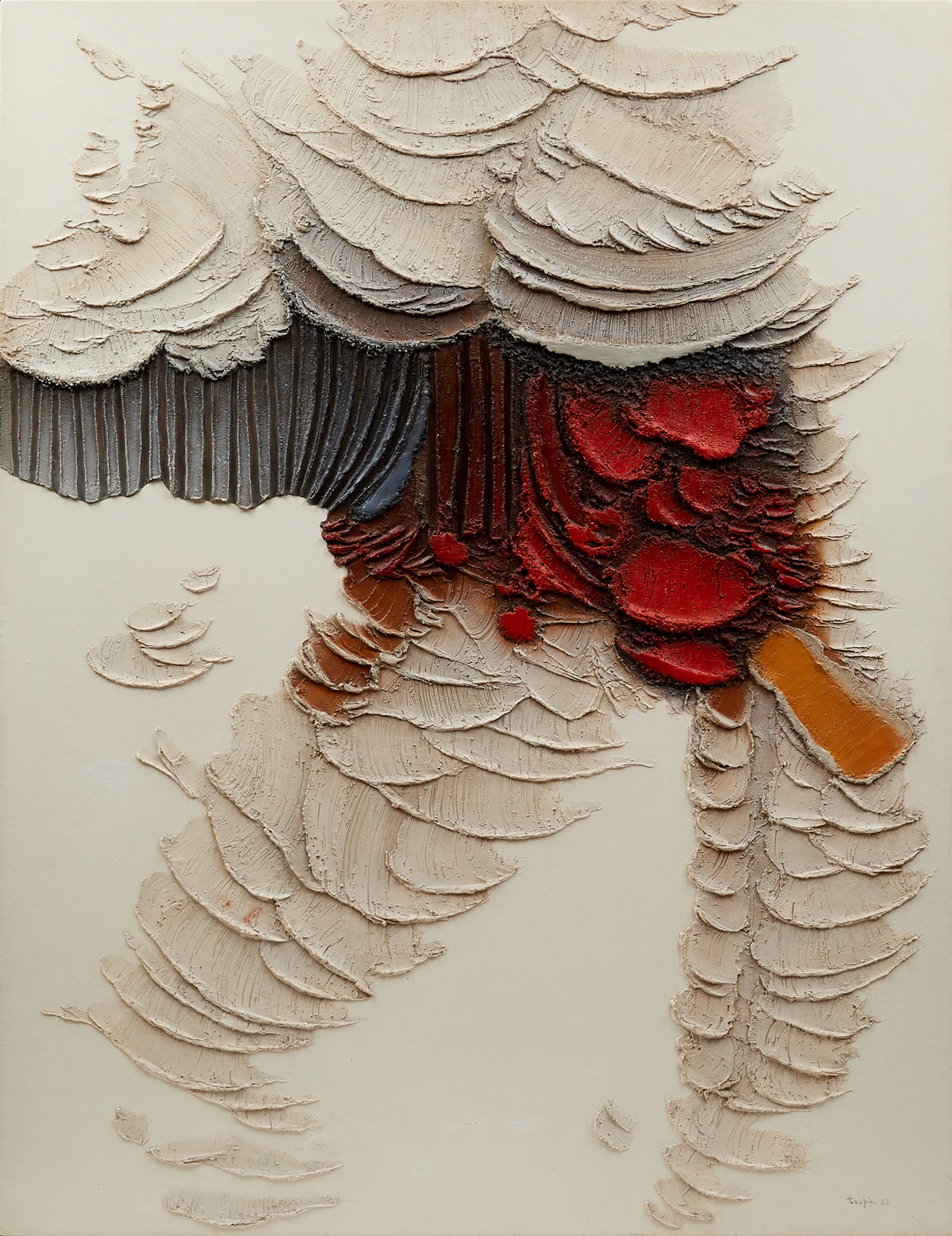 Fernand Toupin, Brasilia, acrylic on canvas, 1982