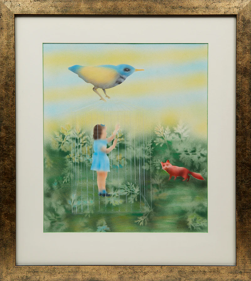 Louis de Niverville, Birdcage, mixed media, 1977 - view 2