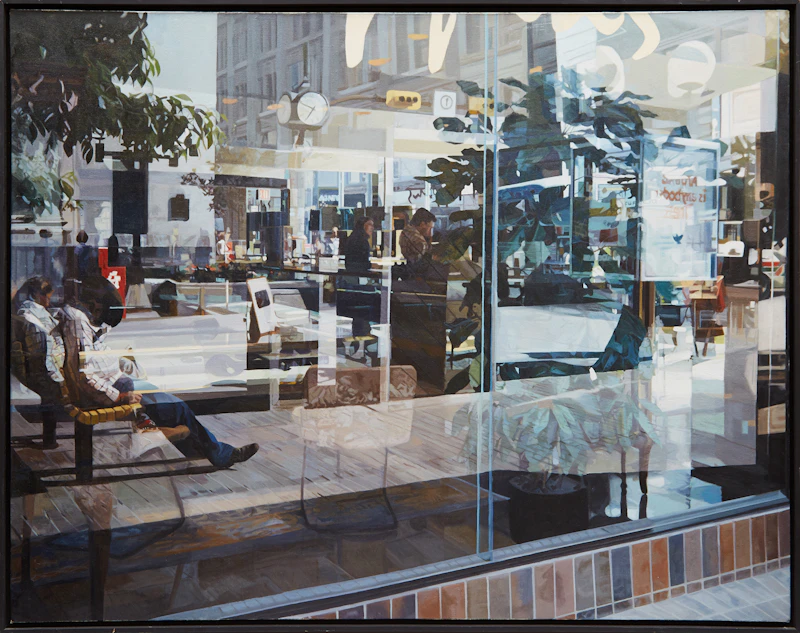 Lynne Crouch, Mappins No. 2, oil on canvas - view 2