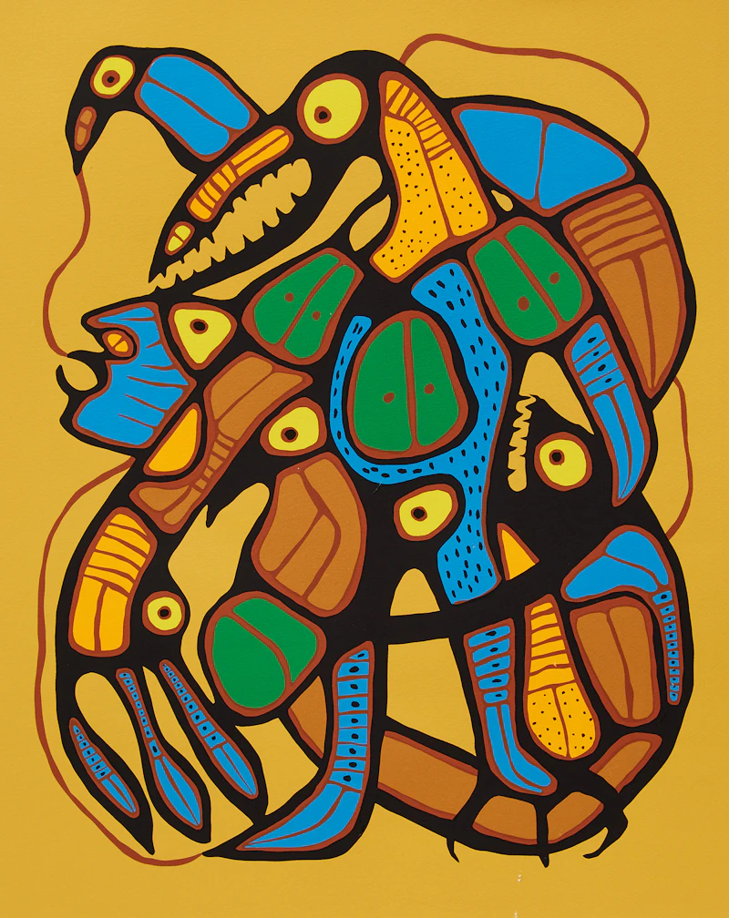Norval Morrisseau, Metamorphosis- Man into Thunderbird
