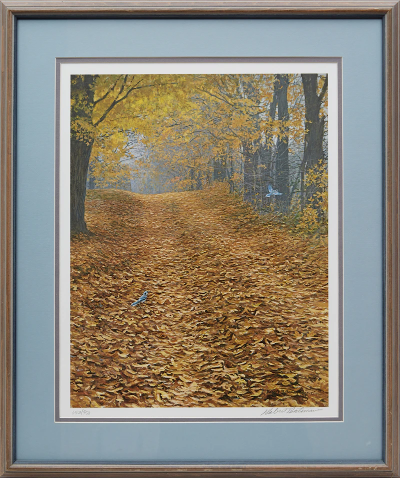 Robert Bateman, Farm Lane and Blue Jays, photolithograph - view 2