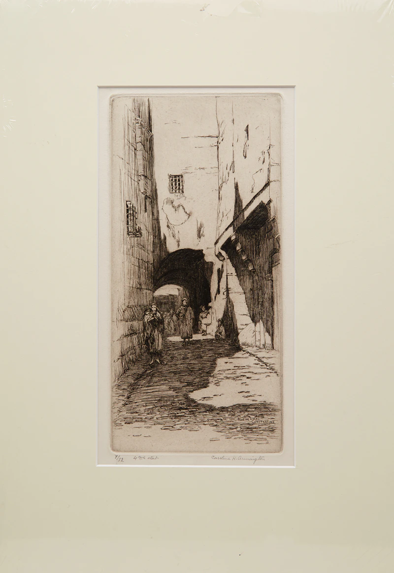 Caroline Helena Armington, Rue De L’Arc Constantine; La Rue St. Romain A Rouen, pair of etchings - view 2