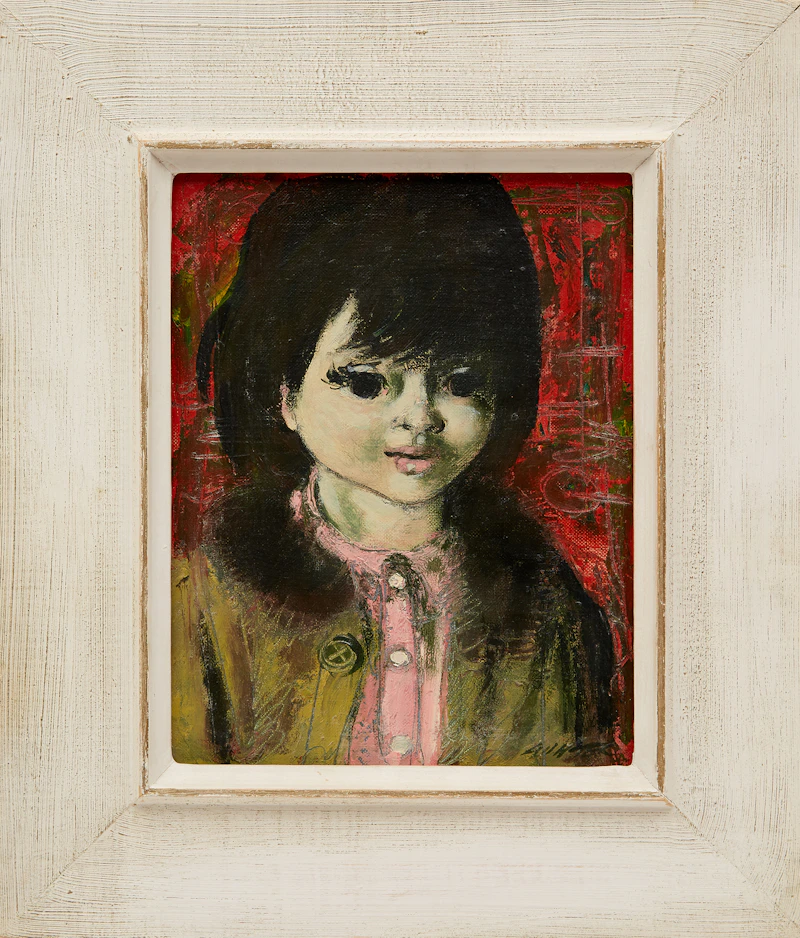 William Arthur Winter, The Green Jacket, oil on canvas board - view 2