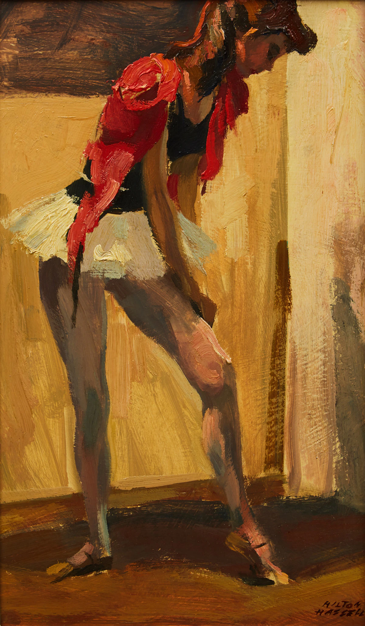 Hilton MacDonald Hassell, Ballerina, oil on board