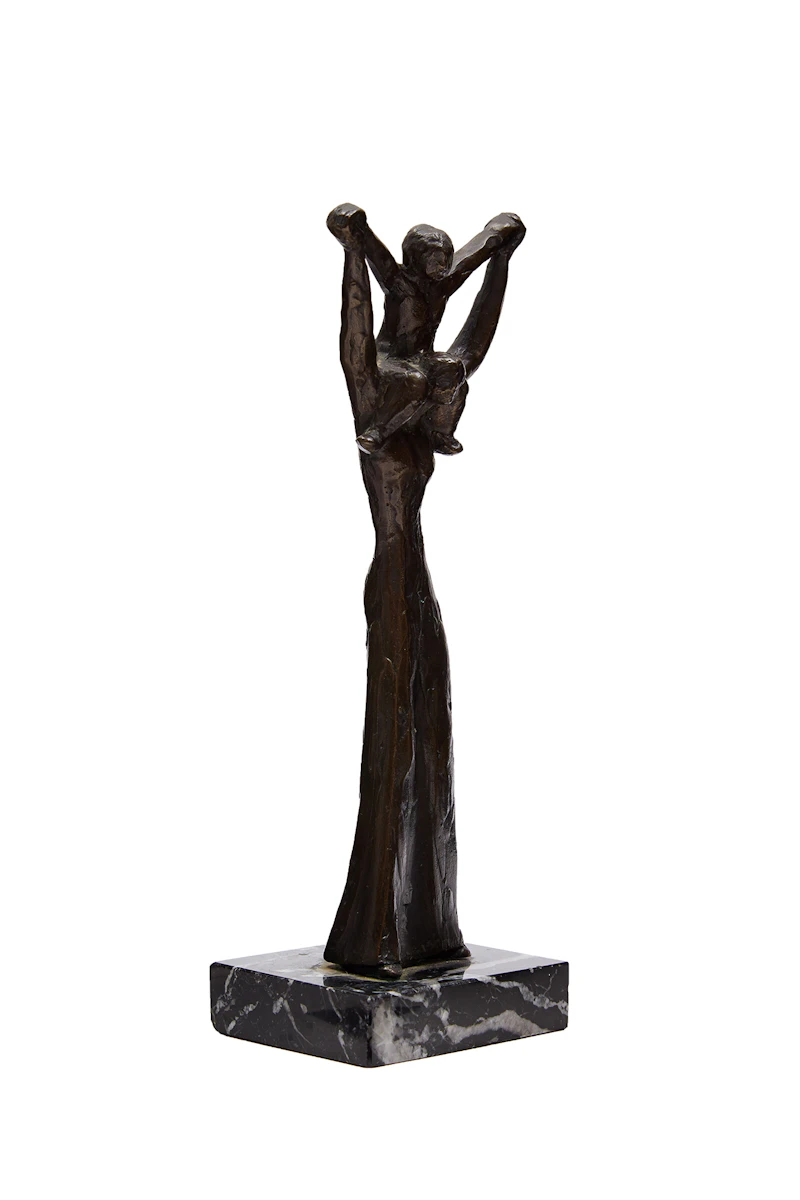 Esther Wertheimer, Mother and Child, bronze - view 2