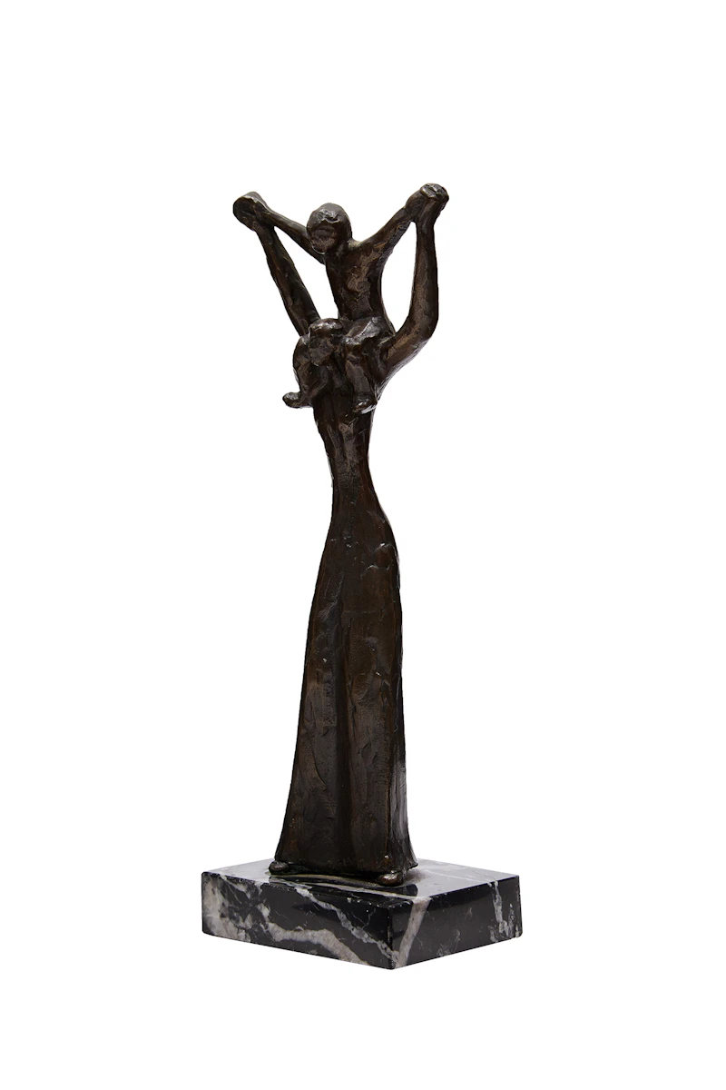 Esther Wertheimer, Mother and Child, bronze - view 3