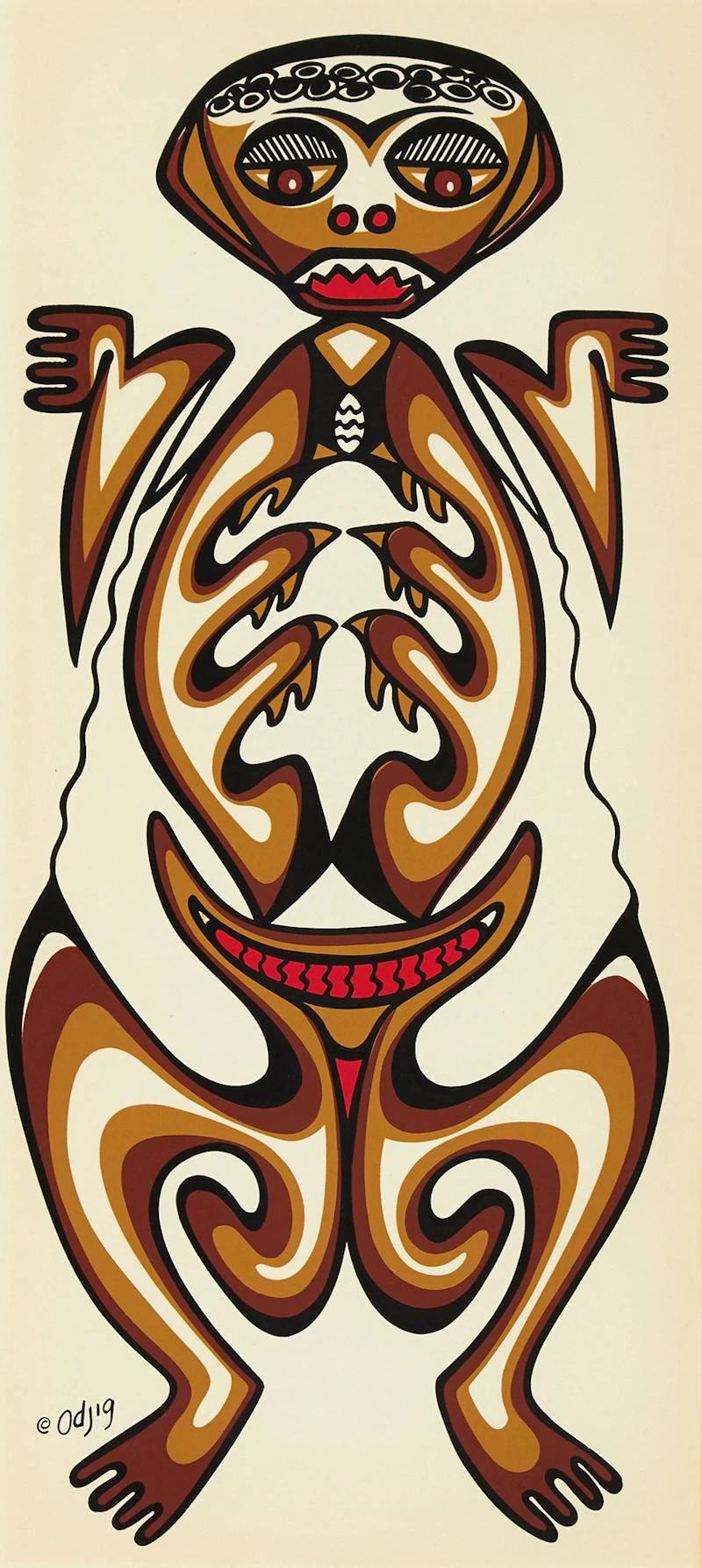 Daphne Odjig, Frog Spirit