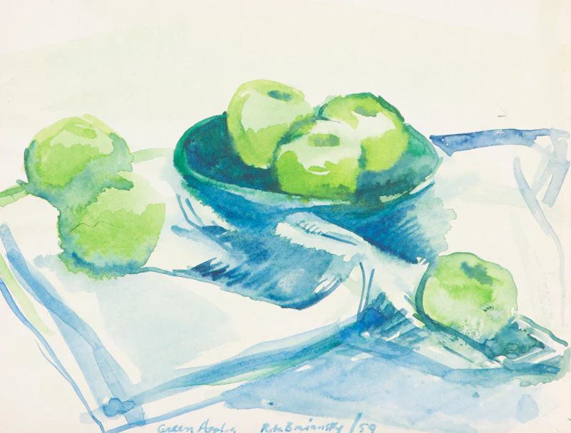 Rita Briansky, Green Apples; Laurentian Landscape