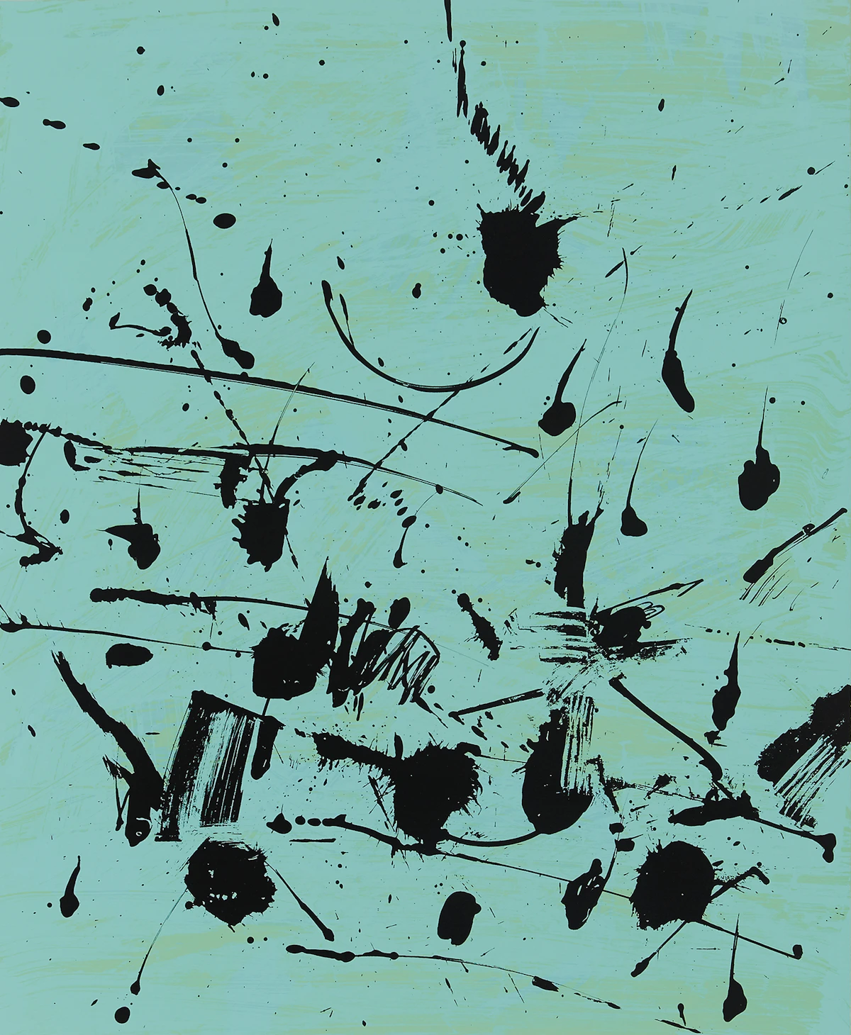 John Graham Coughtry, Mountain Music, colour silkscreen, 1982