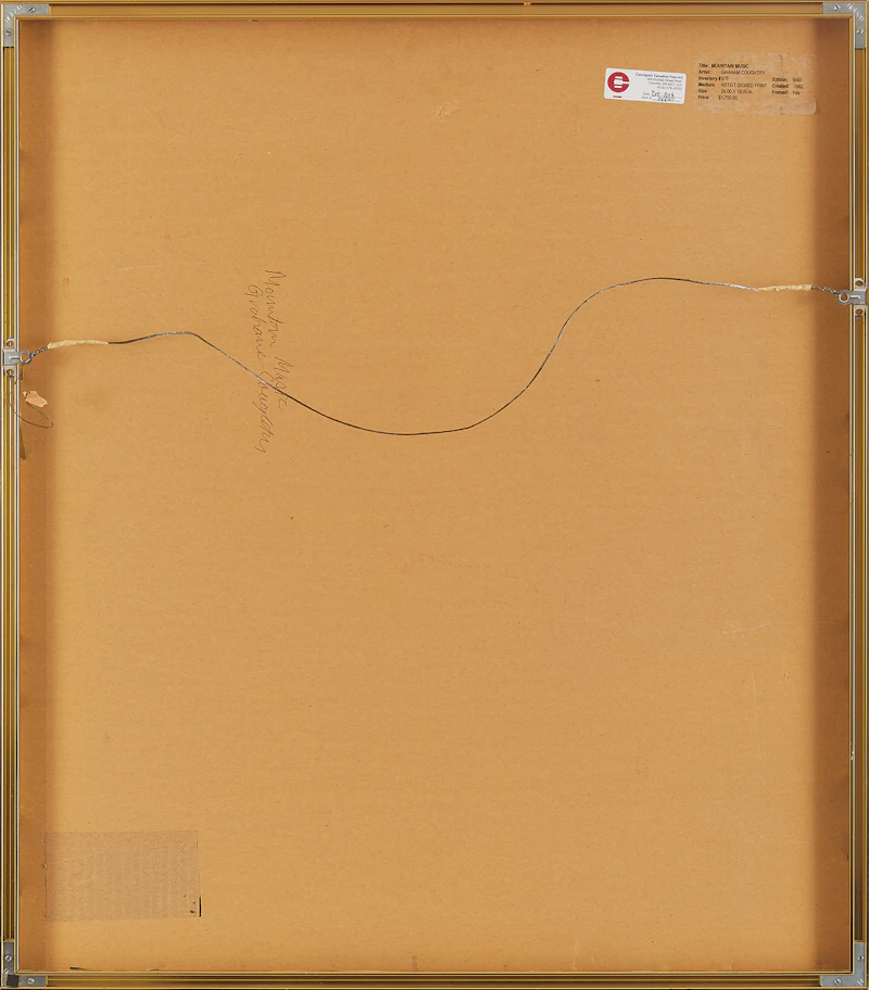 John Graham Coughtry, Mountain Music, colour silkscreen, 1982 - view 3