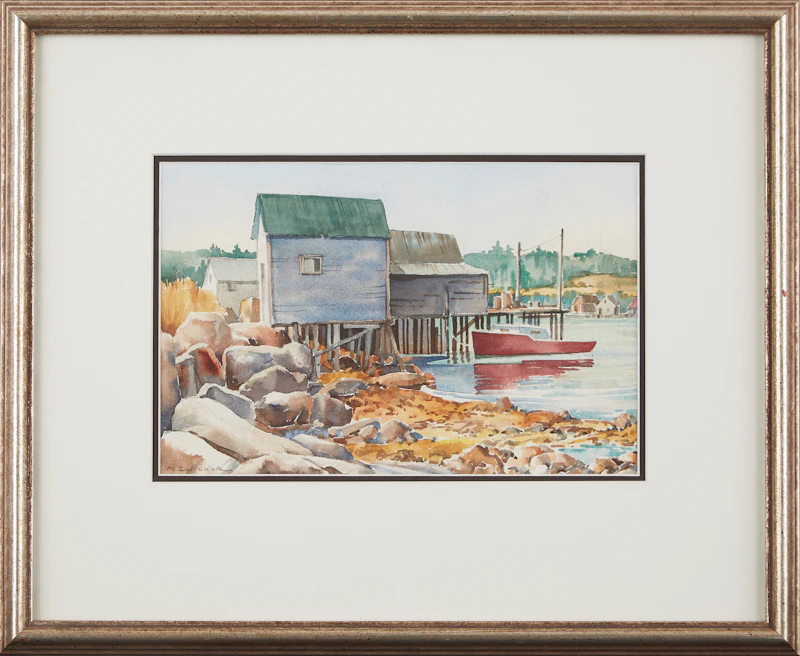 Mary Marguerite Porter Zwicker, Modesty Cove, watercolour - view 2