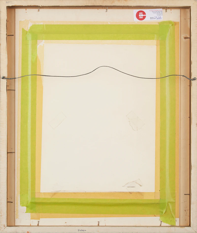 John Beatty Newman, Seated Female, graphite and watercolour, 1978 - view 3