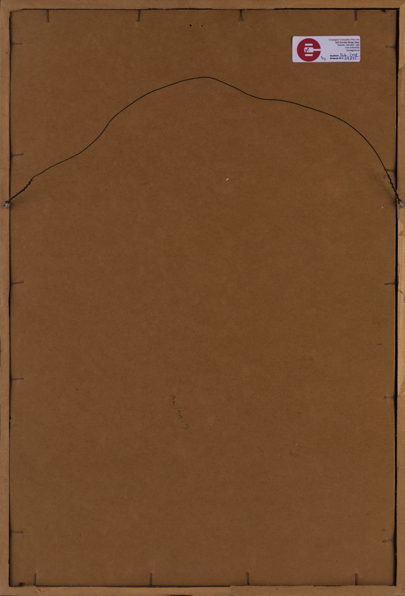 Alexander Young Jackson, Landscape with Fence; St Fidele in Winter, two prints - view 3
