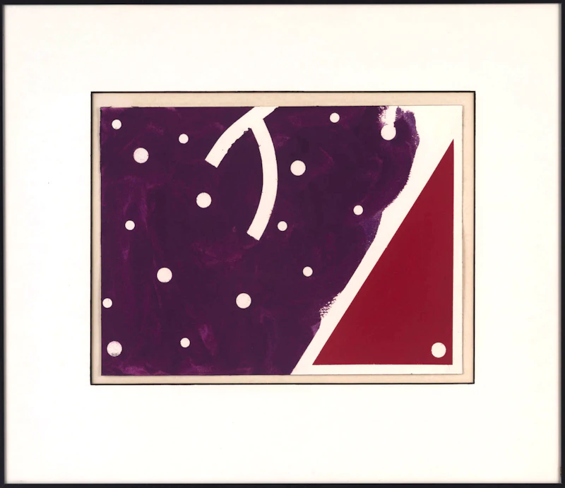 Ronald Langley Bloore, Untitled (81-85), sumi ink on Arches paper, 1981 - view 2