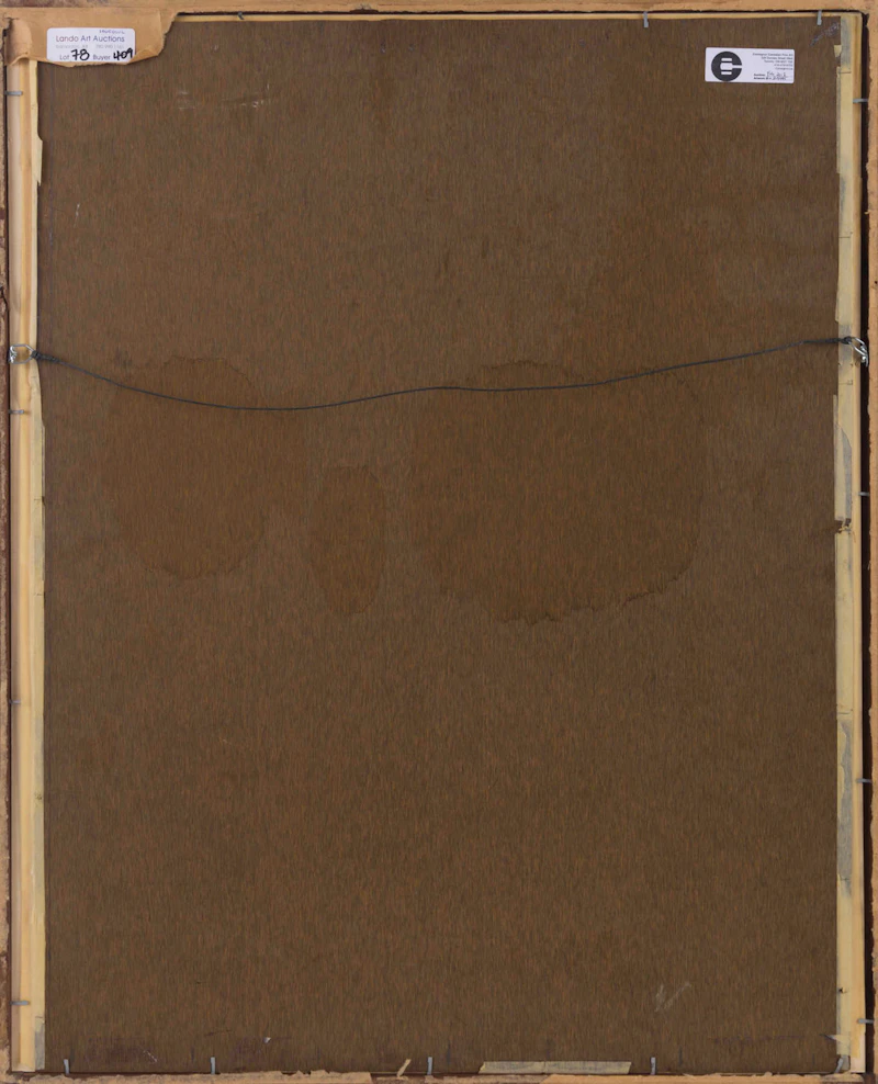 René Derouin, Fin du Precambrien, colour woodcut, 1978 - view 3