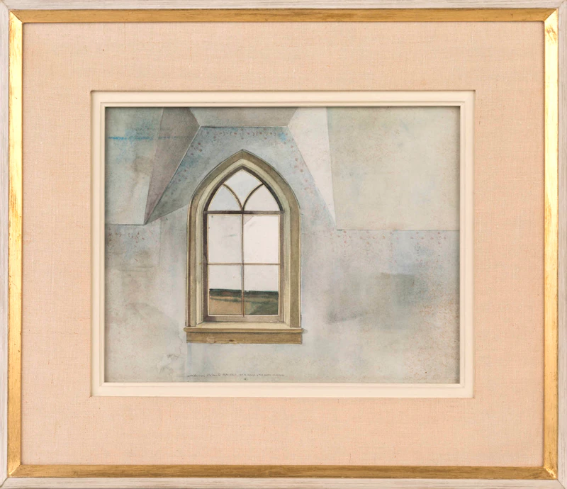 William Griffith Roberts, Portrait of a House- The North Window, watercolour - view 2