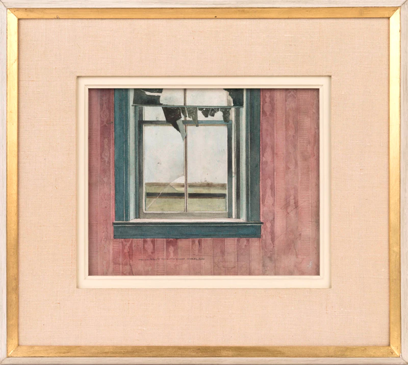 William Griffith Roberts, Portrait of a House, Upstairs Room, watercolour - view 2