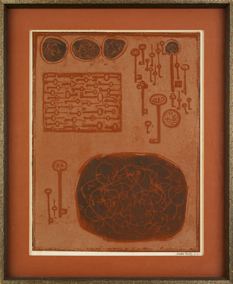André Charles Biéler, Rosetta, lithograph - view 2