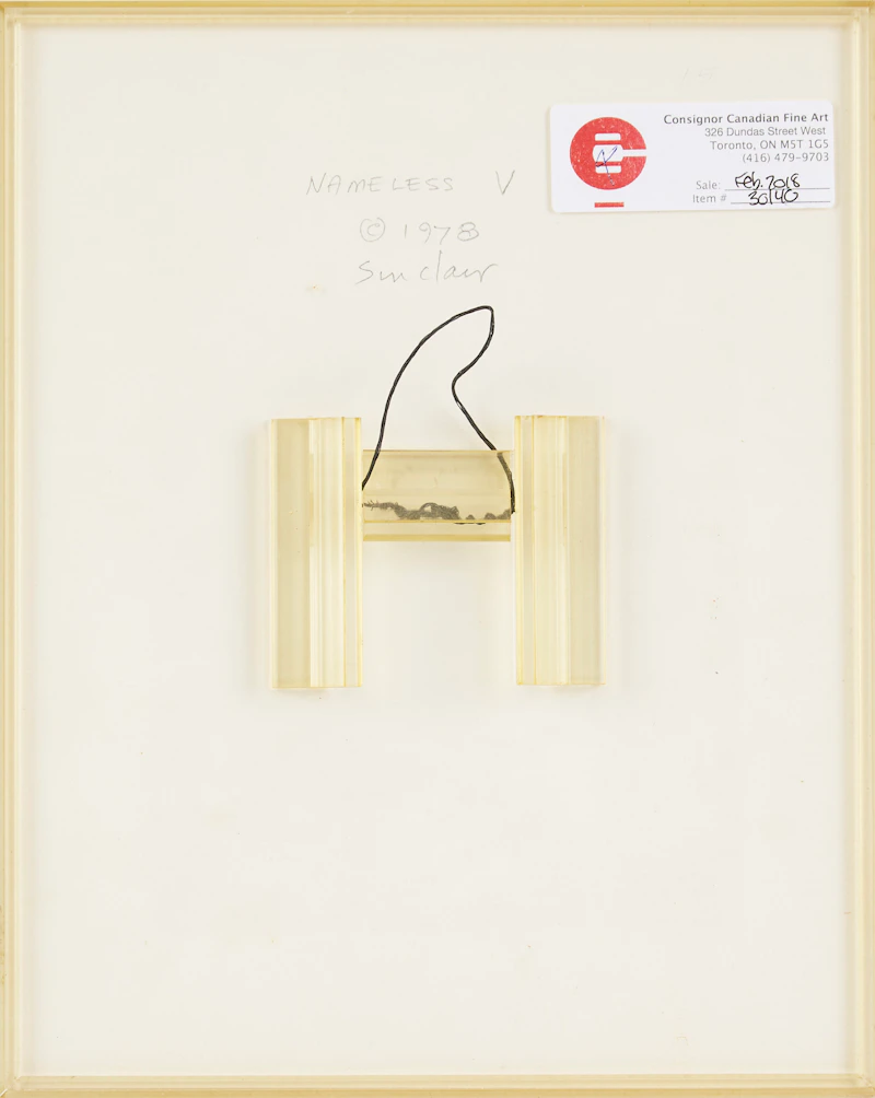 Robert Sinclair, Nameless V, graphite and watercolour, 1978 - view 3