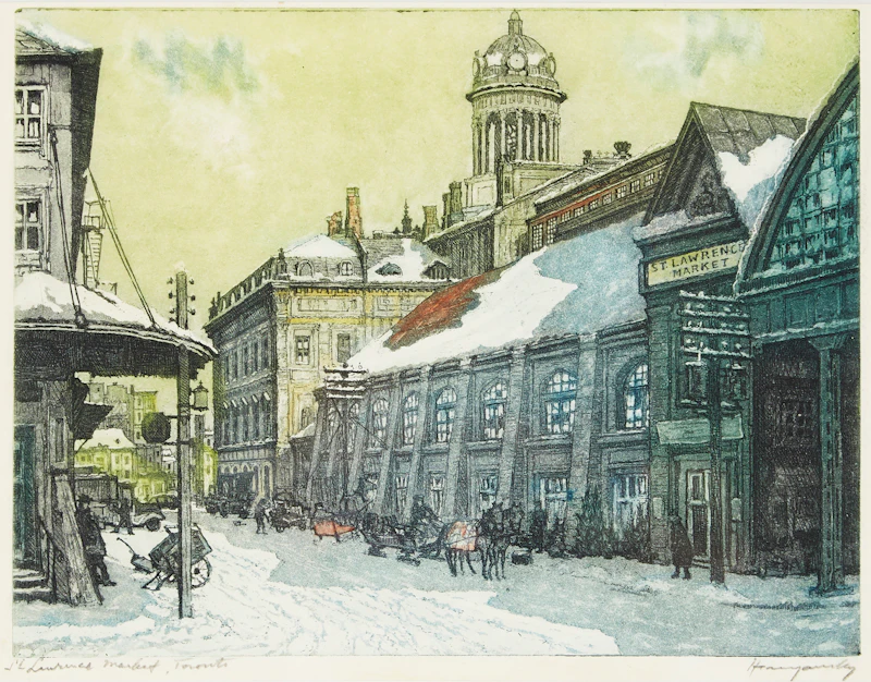 Nicholas Hornyansky, St. Lawrence Market, Toronto