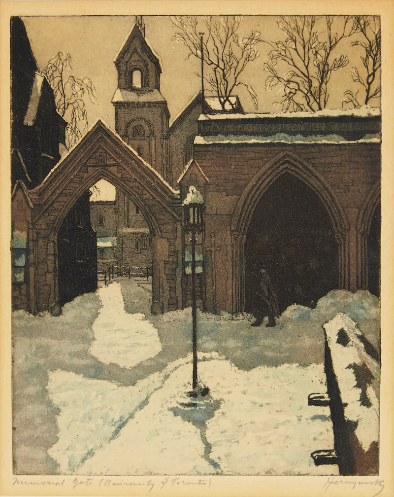 Nicholas Hornyansky, Memorial Gate (University of Toronto)