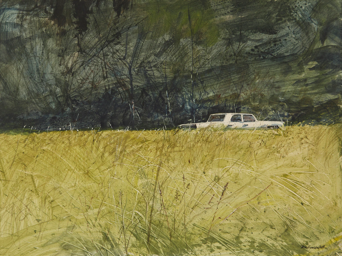 Thomas de Vany Forrestall, Lumber Dealer, watercolour, 1973