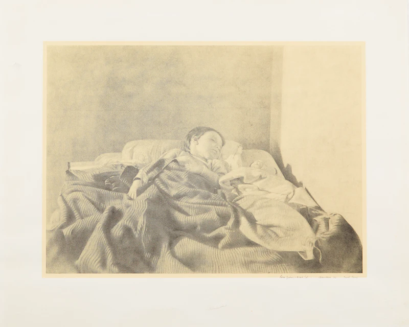 Jack Chambers, Diego Sleeping I, lithograph, 1972 - view 2