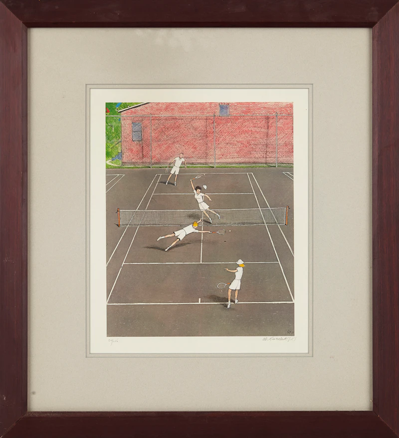 William Kurelek, The Slam, colour lithograph, 1977 - view 2