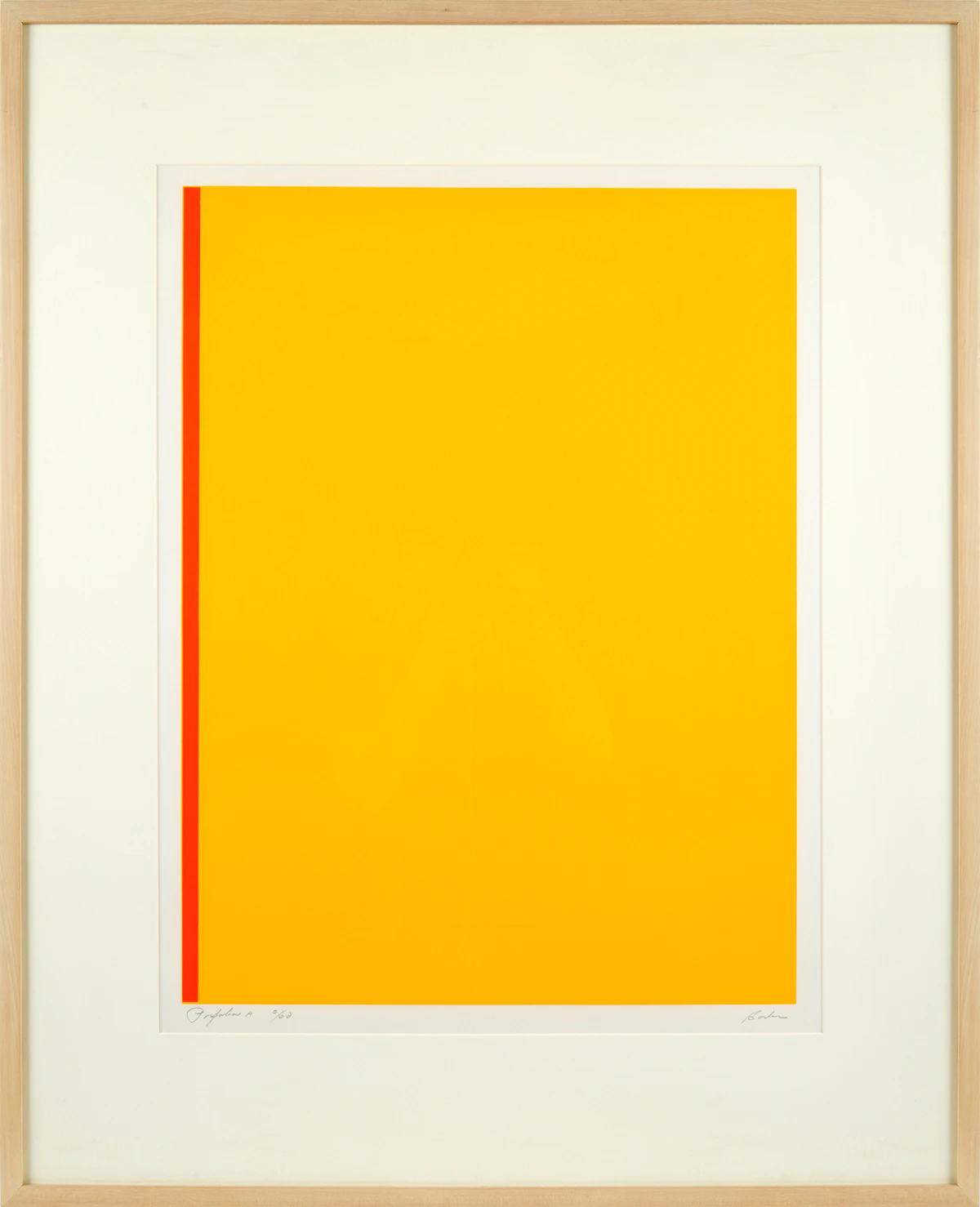 Christian Marcel Barbeau, En marge, colour serigraph, 1969