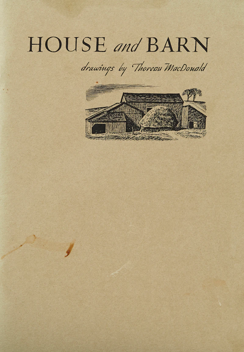 Thoreau MacDonald, Canada Geese; Rapids at Night III, charcoal drawings (2) and books - view 6
