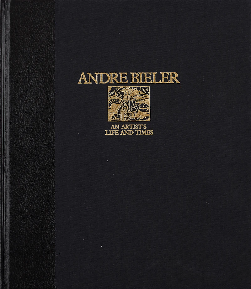 André Charles Biéler, Andre Bieler: An Artist’s Life and Times; “Mon Voisin”, book with colour woodblock - view 2