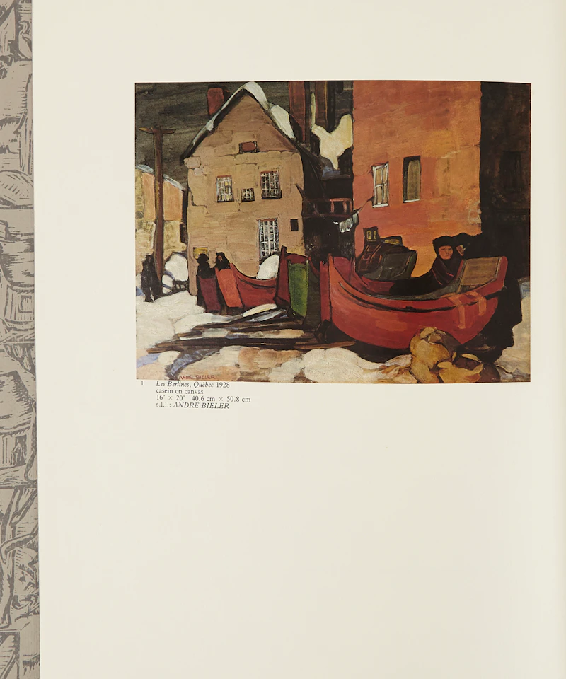 André Charles Biéler, Andre Bieler: An Artist’s Life and Times; “Mon Voisin”, book with colour woodblock - view 3
