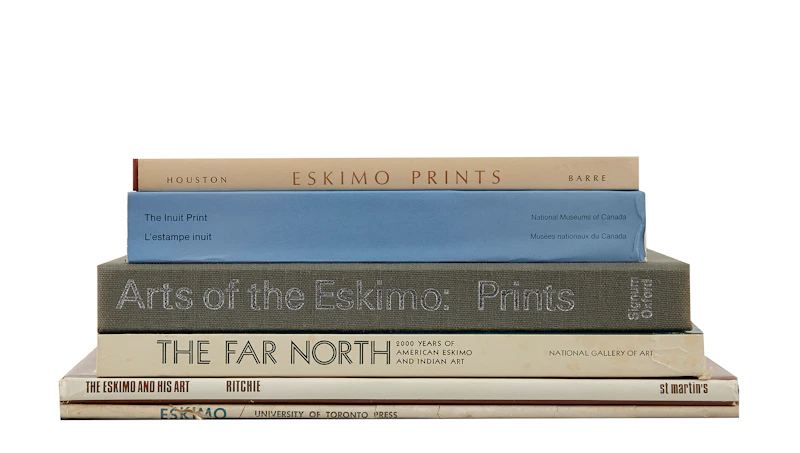 Selection of Six Books related to Inuit Art by Books and Reference