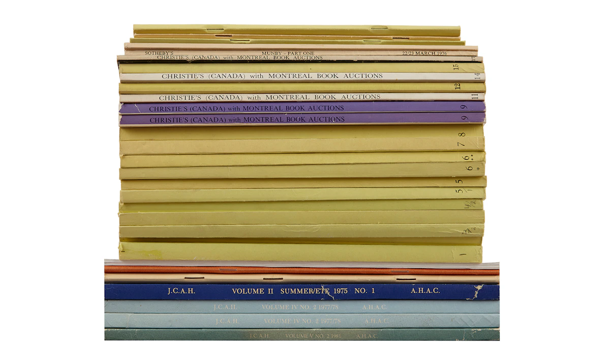 Books and Reference, Selection of Auction Catalogues, Journals and Periodicals, no-medium