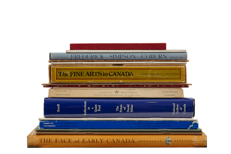 Selection of Books, Pamphlets and Cards related to Historical Canadian Art by Books and Reference