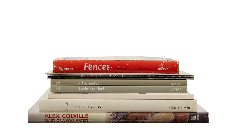 Selection of Books, Pamphlets, Exhibition Catalogues and Portfolios related to Canadian Artists by Books and Reference