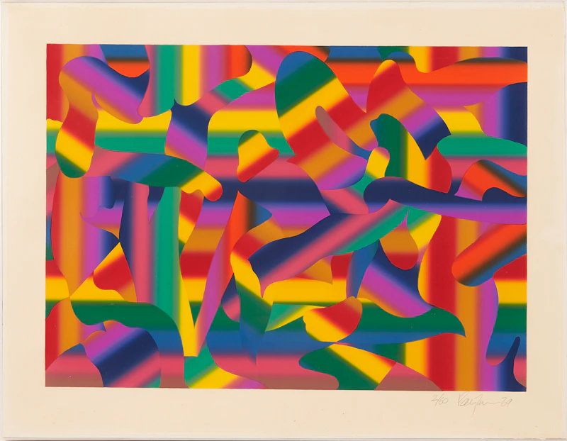 Gordon Rayner, Untitled, colour lithograph, 1969 - view 2