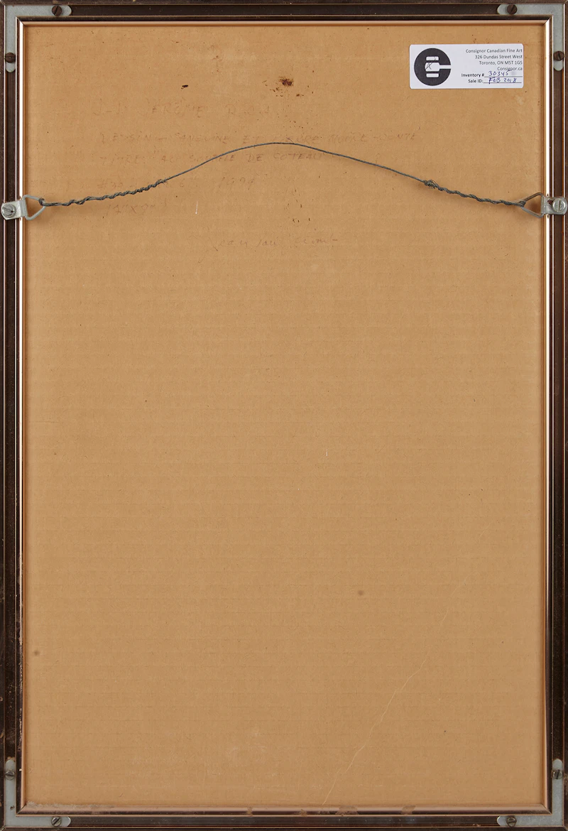 Jean-Paul Jérôme, Au souffle de coteau, conté drawing - view 3