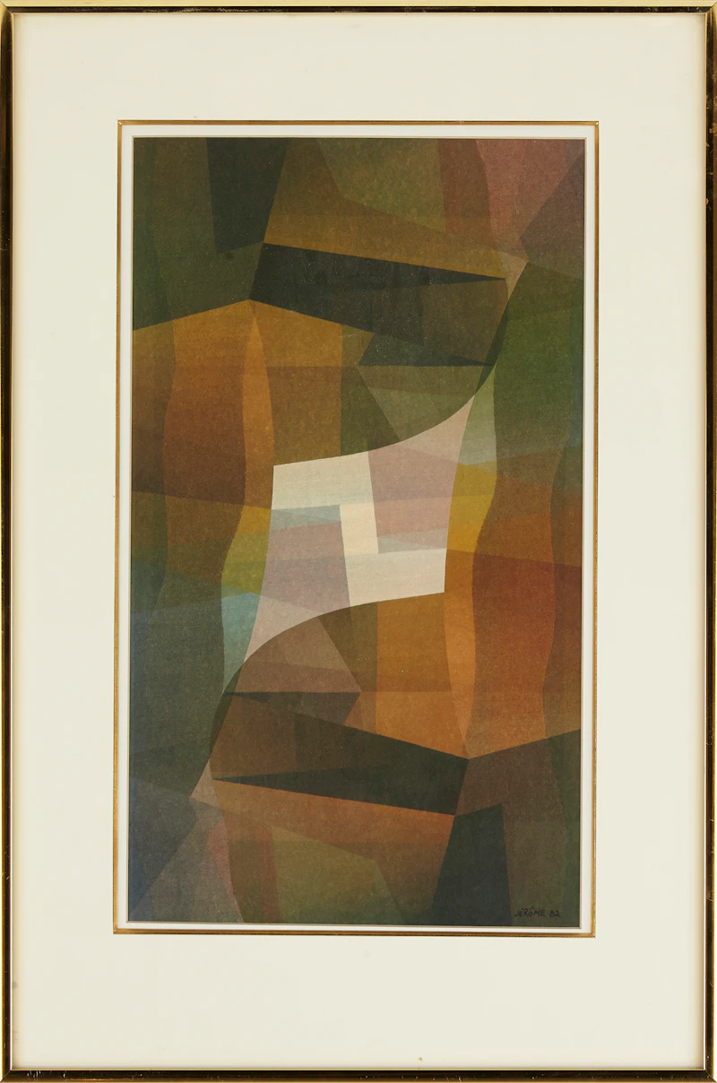 Jean-Paul Jérôme, Retourner sens inverser (1983), colour lithograph - view 2