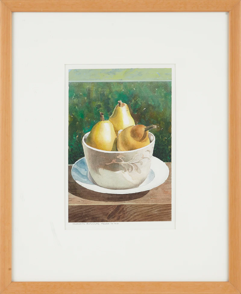 William Griffith Roberts, Pears in Old, watercolour, 1999 - view 2