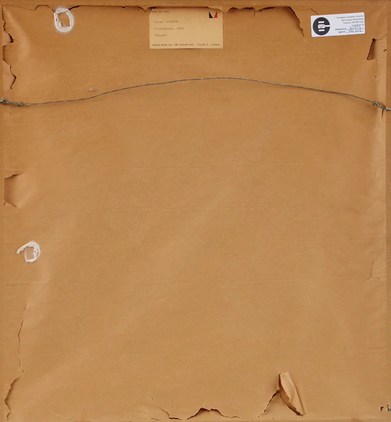 Peter Deutsch, Untitled, colour lithograph - view 3