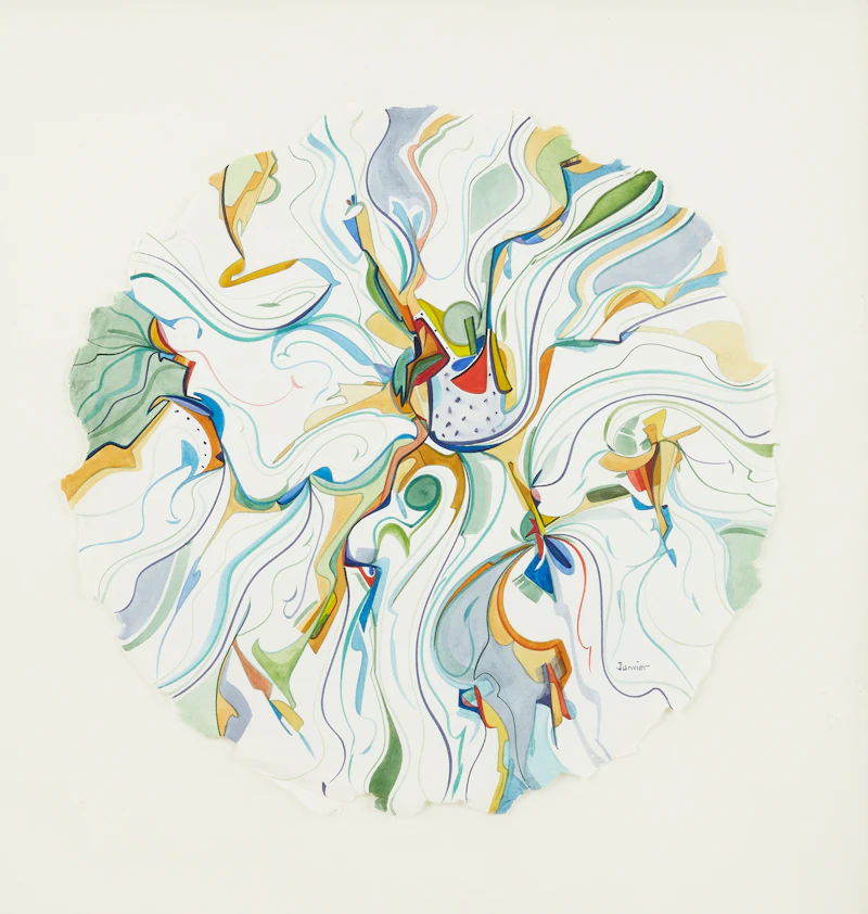 Alex Simeon Janvier, Untitled Composition
