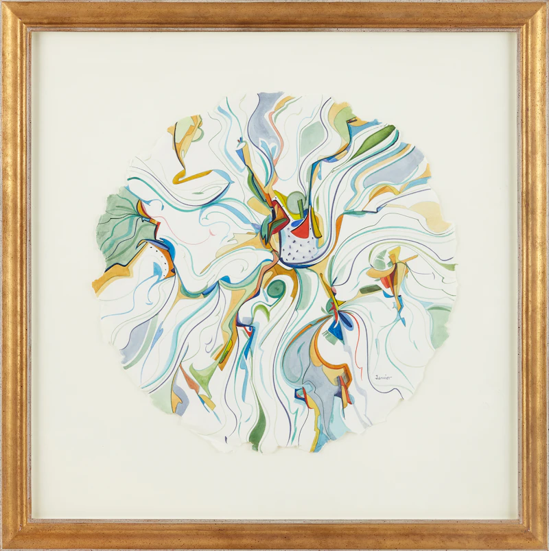 Alex Simeon Janvier, Untitled Composition, watercolour - view 2