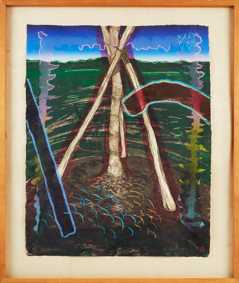 Don Holman, Whiplash, lithograph, 1980 - view 2
