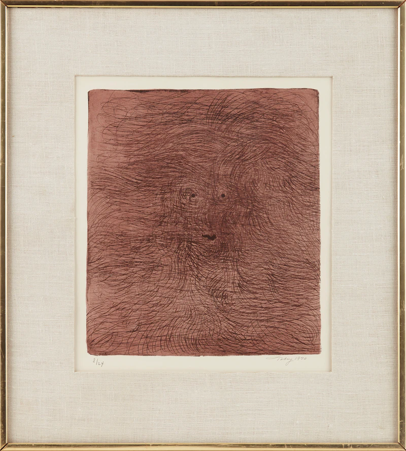 Mark George Tobey, Untitled Composition, colour lithograph, 1970 - view 2