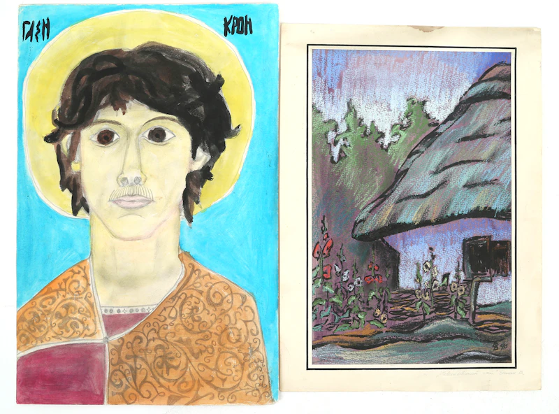 Eugenia Berlin, Selection of Drawings, Sketches and Works on Paper, mixed media on paper - view 10