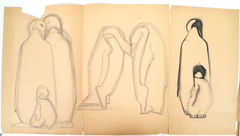 Eugenia Berlin, Selection of Drawings, Sketches and Works on Paper, mixed media on paper - view 13