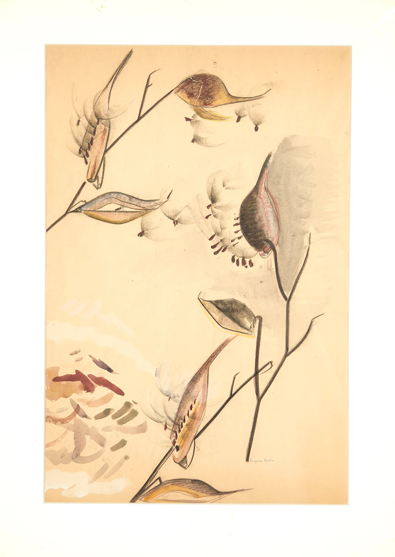 Eugenia Berlin, Selection of Drawings, Sketches and Works on Paper, mixed media on paper - view 18