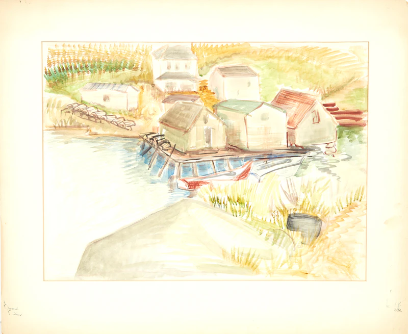 Eugenia Berlin, Selection of Drawings, Sketches and Works on Paper, mixed media on paper - view 19