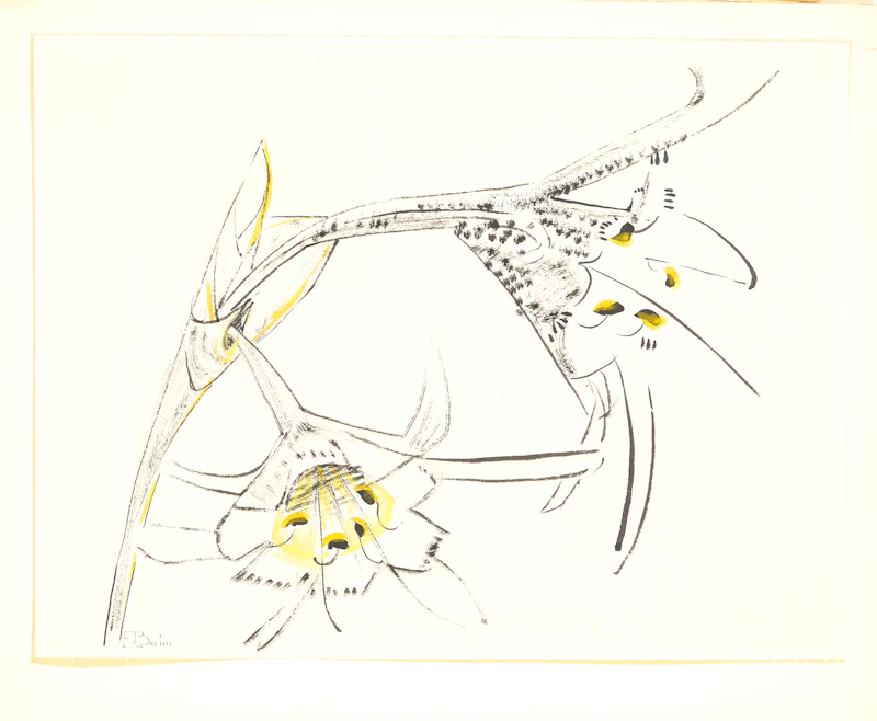 Eugenia Berlin, Selection of Drawings, Sketches and Works on Paper, mixed media on paper - view 21